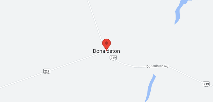 map of 1025 Donaldston Road
